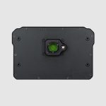 Back view of the PLEX SDM-700R Dash Display Logger with visible 37-pin motorsport connector on the compact aluminum enclosure.